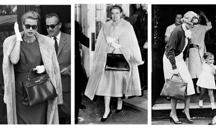 gracekelly-Hermes bag iconic moments