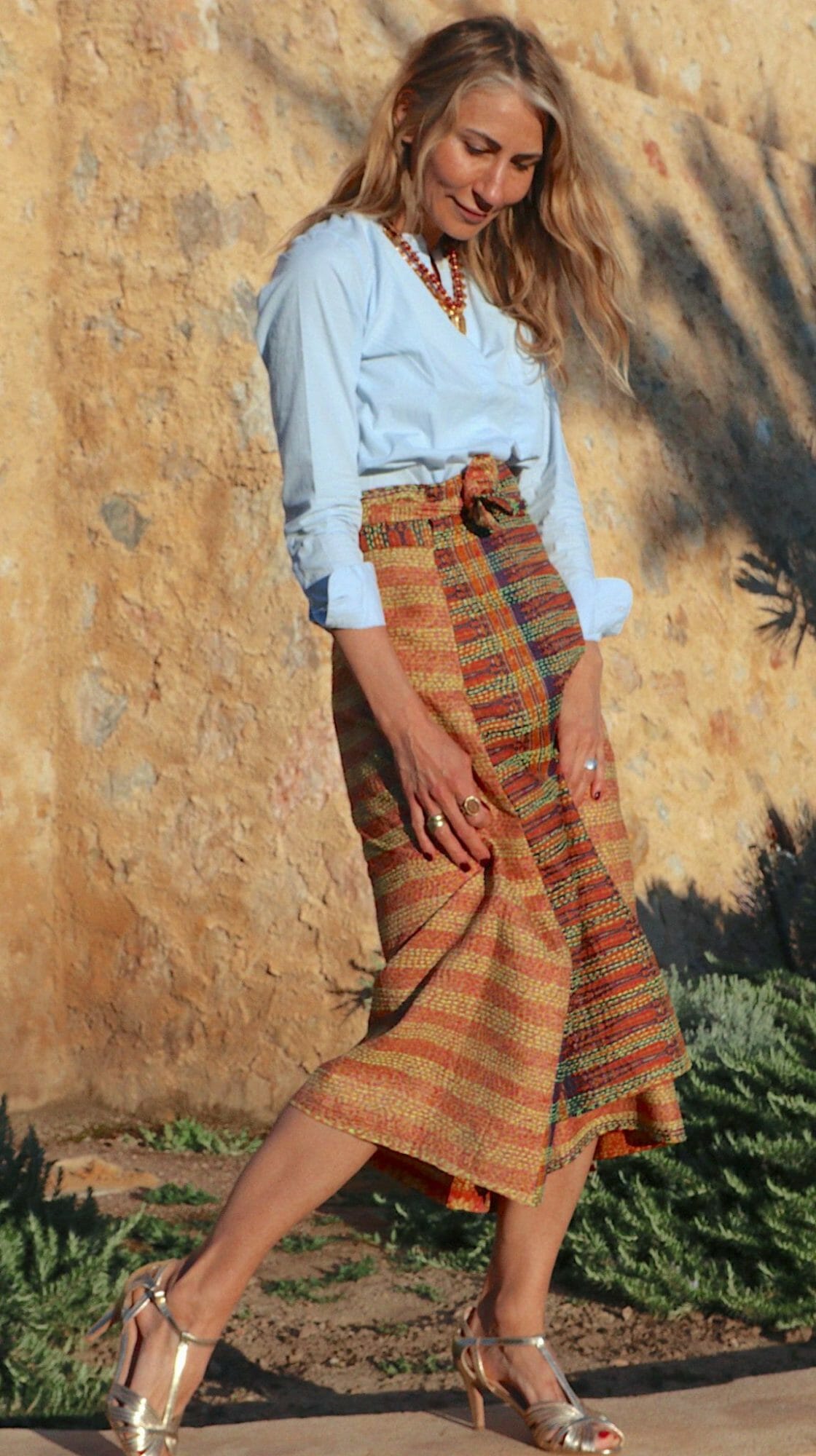 Obidi ethnic skirt eco fashion